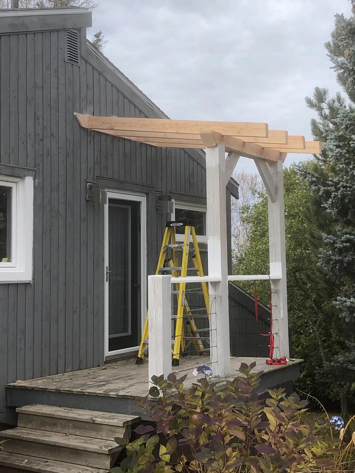 Restaurierung einer Pergola